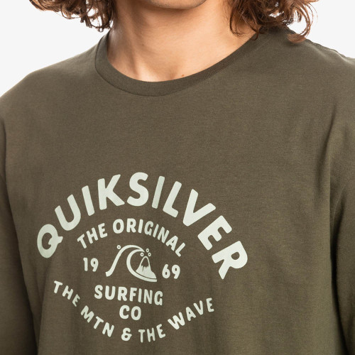 Quiksilver Ανδρική μακρυμάνικη μπλούζα Script Talk - Long Sleeve T-Shirt for Men